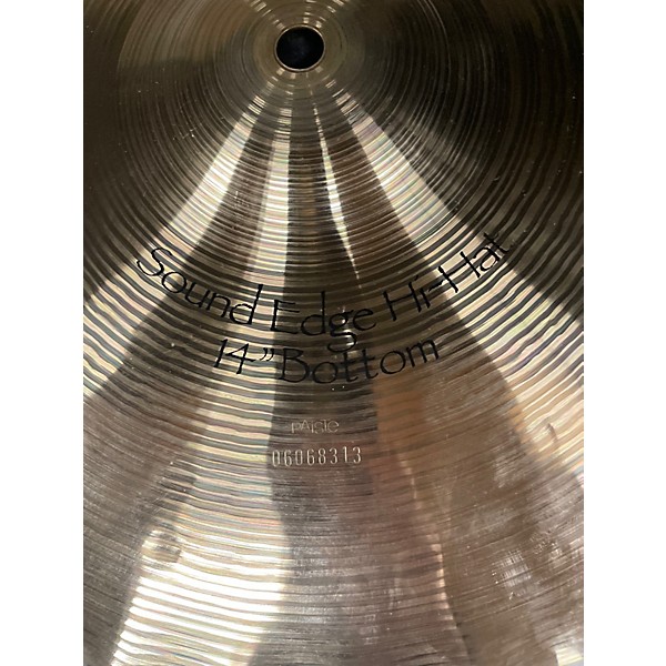 Used Paiste 14in Signature Sound Edge Hi Hat Pair Cymbal