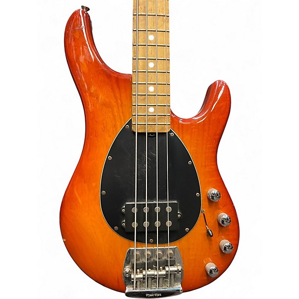 Vintage 1990s Sterling by Music Man 4H Orange Burst Electric Bass Guitar