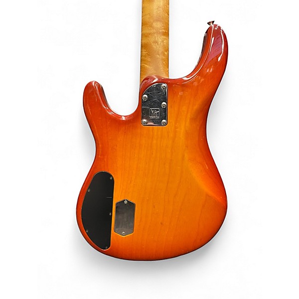 Vintage 1990s Sterling by Music Man 4H Orange Burst Electric Bass Guitar