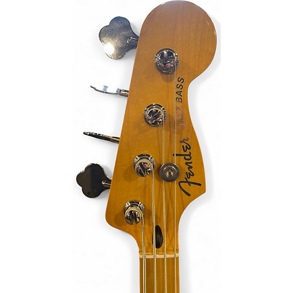 Used Fender Player Plus Active Jazz Bass Olympic Pearl Electric Bass Guitar