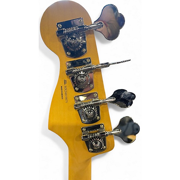 Used Fender Player Plus Active Jazz Bass Olympic Pearl Electric Bass Guitar