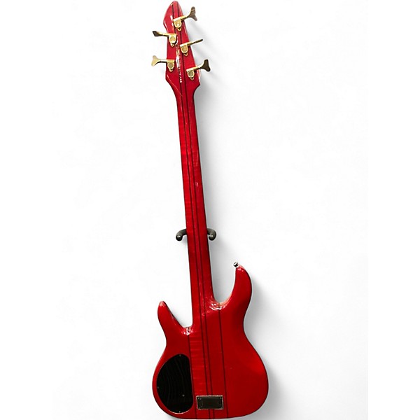 Used 1989 Peavey TL-5 TRANS RED Electric Bass Guitar