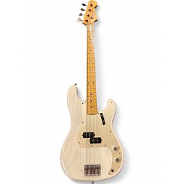 Used Fender 1957 Relic Precision Bass AGED WHITE BLONDE Electric Bass Guitar