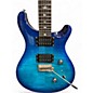 Used PRS Custom 24 SE Blue Sunburst Solid Body Electric Guitar