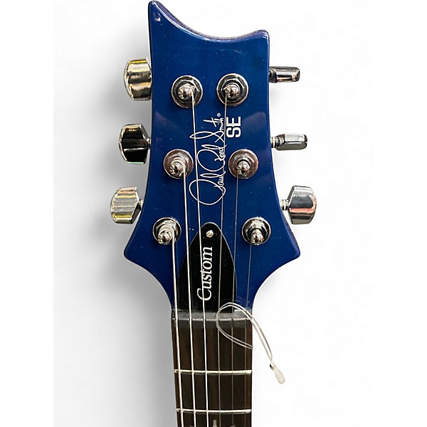 Used PRS Custom 24 SE Blue Sunburst Solid Body Electric Guitar