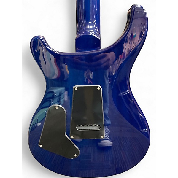 Used PRS Custom 24 SE Blue Sunburst Solid Body Electric Guitar