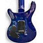 Used PRS Custom 24 SE Blue Sunburst Solid Body Electric Guitar