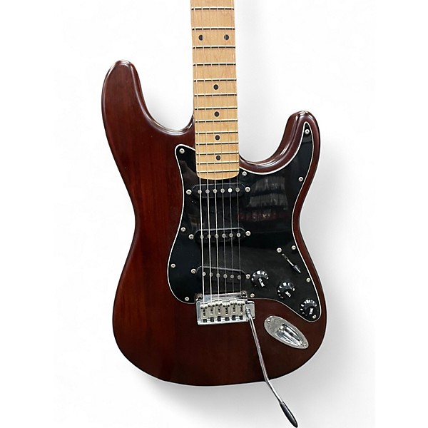 Used Squier Standard Stratocaster Walnut Solid Body Electric Guitar