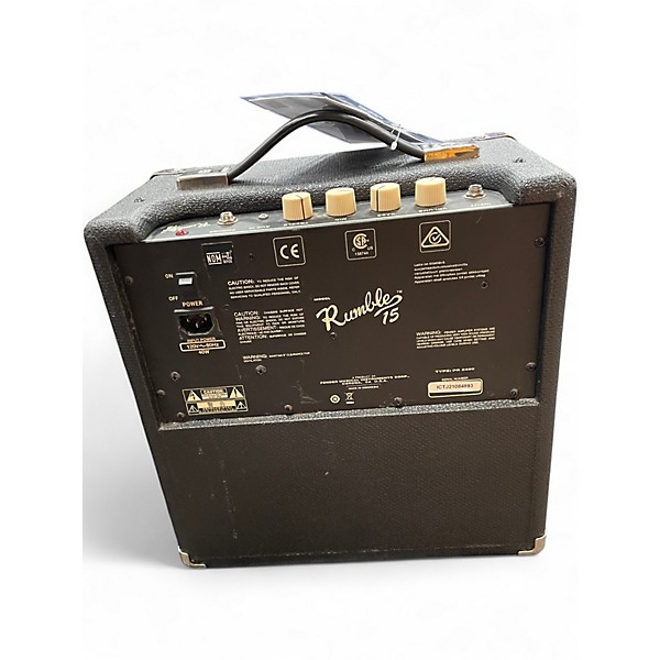 Used Fender Rumble 15 15W 1X8 Bass Combo Amp