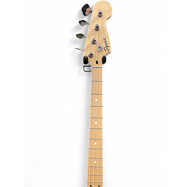 Used Squier Precision Bass Surf Green Electric Bass Guitar