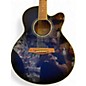 Used Ibanez AEL20E Blue Burst Acoustic Electric Guitar