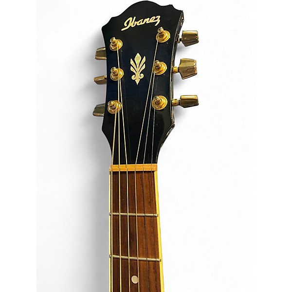 Used Ibanez AEL20E Blue Burst Acoustic Electric Guitar