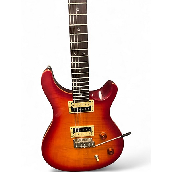 Used PRS SE Custom 22 Cherry Sunburst Solid Body Electric Guitar