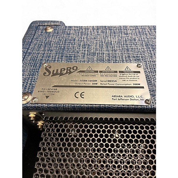 Used Supro titan 1648rt Tube Guitar Combo Amp