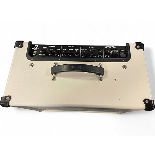 Used BOSS Katana KTN50 White 50W 1X12 Guitar Combo Amp