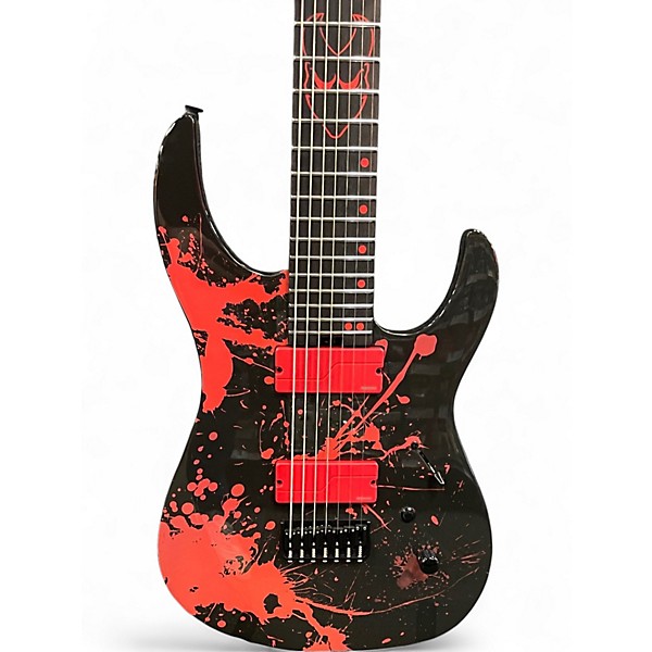 Used Legator Ninja N7 Slaughter Black Solid Body Electric Guitar