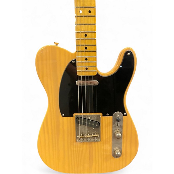Used Squier Classic Vibe Telecaster Trans Gold Solid Body Electric Guitar