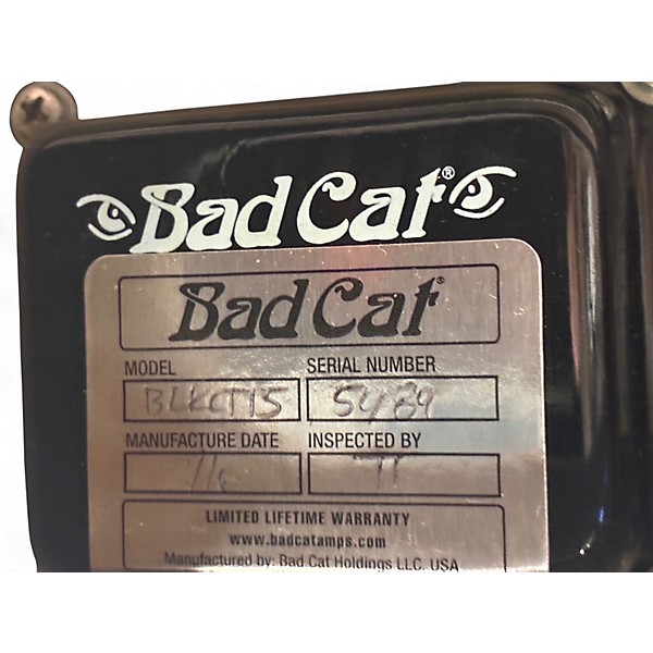 Used 2016 Bad Cat Black Cat 15W 1x12 Tube Guitar Combo Amp