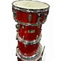Used Mapex 5 Piece v series red Drum Kit