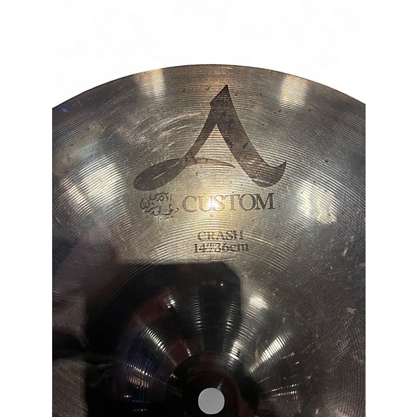 Used Zildjian 14in A Custom Crash Cymbal