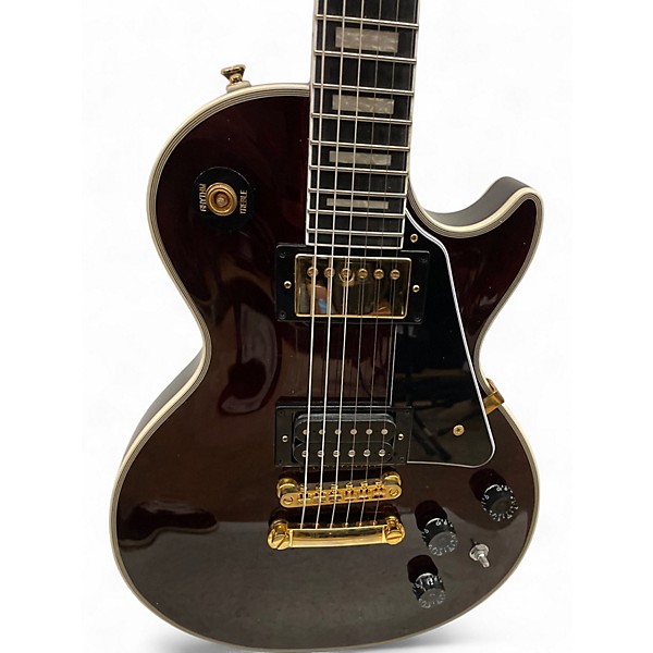 Used Epiphone JERRY CANTRELL LES PAUL CUSTOM WINE RED Solid Body Electric Guitar