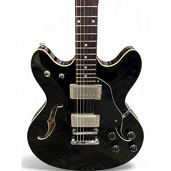 Used Oscar Schmidt OE30 Black Hollow Body Electric Guitar