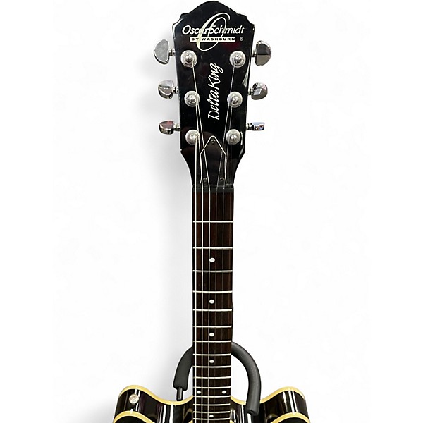 Used Oscar Schmidt OE30 Black Hollow Body Electric Guitar