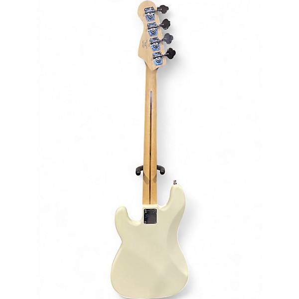 Used Squier Precision Bass Olympic White Electric Bass Guitar