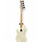 Used Squier Precision Bass Olympic White Electric Bass Guitar