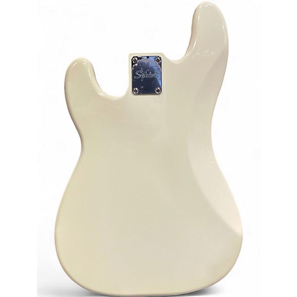 Used Squier Precision Bass Olympic White Electric Bass Guitar