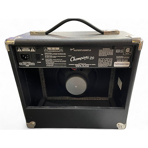 Used Fender Champion 20 Guitar Combo Amp