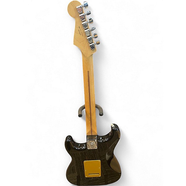 Used Fender FSR Fat 50's Roasted Maple Strat Black Solid Body Electric Guitar