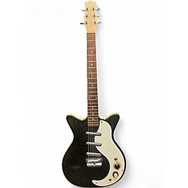 Used Danelectro DC3 black sparkle Solid Body Electric Guitar