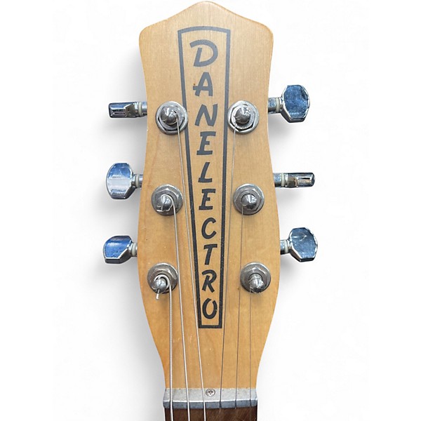 Used Danelectro DC3 black sparkle Solid Body Electric Guitar