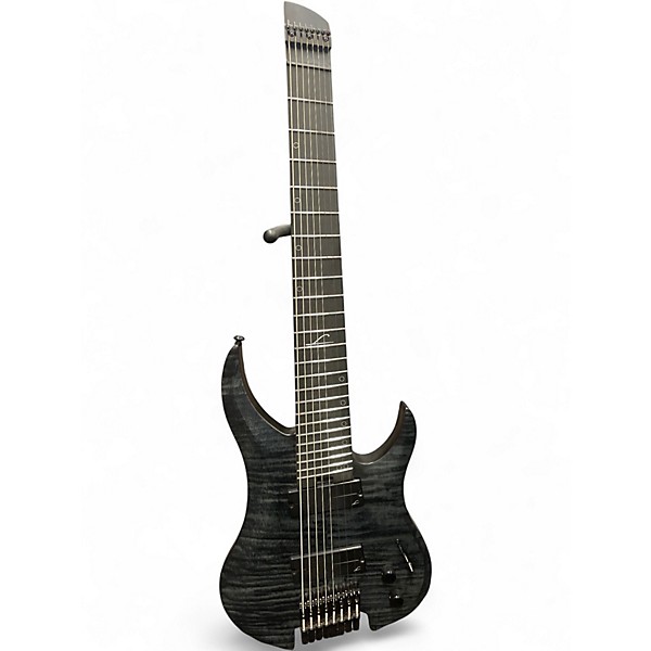 Used Legator Ghost Performance 8 Multi Scale Trans Black Solid Body Electric Guitar