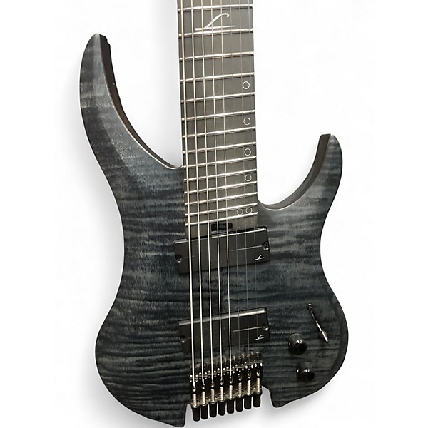 Used Legator Ghost Performance 8 Multi Scale Trans Black Solid Body Electric Guitar