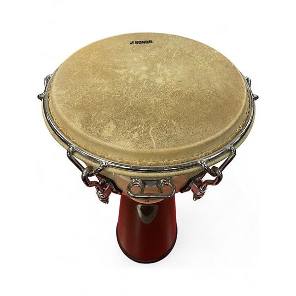Used SONOR 12.5in African kpanlogo White/brown Drum