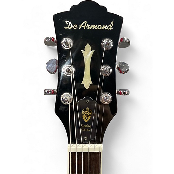 Used DeArmond Starfire Custom Red Hollow Body Electric Guitar