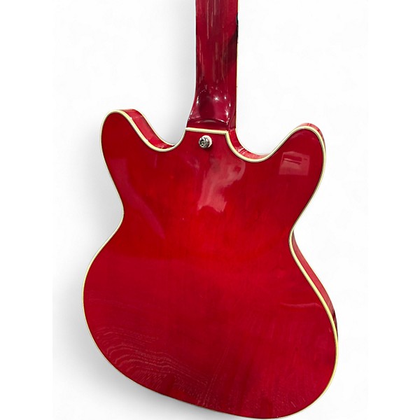 Used DeArmond Starfire Custom Red Hollow Body Electric Guitar