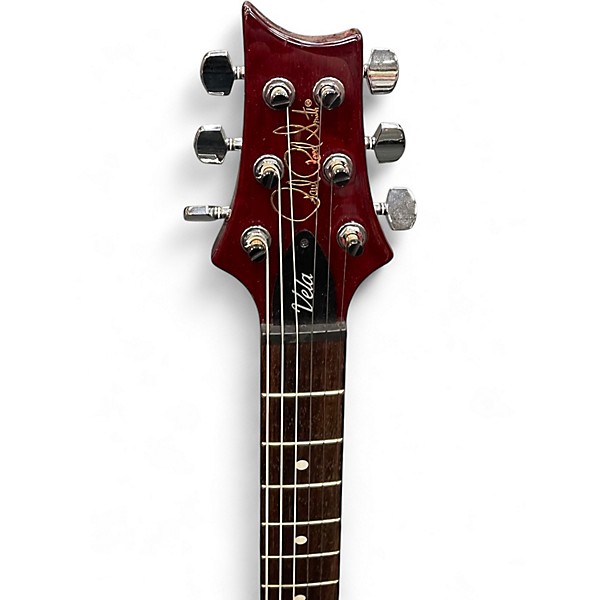 Used PRS S2 Vela Trans Red Solid Body Electric Guitar