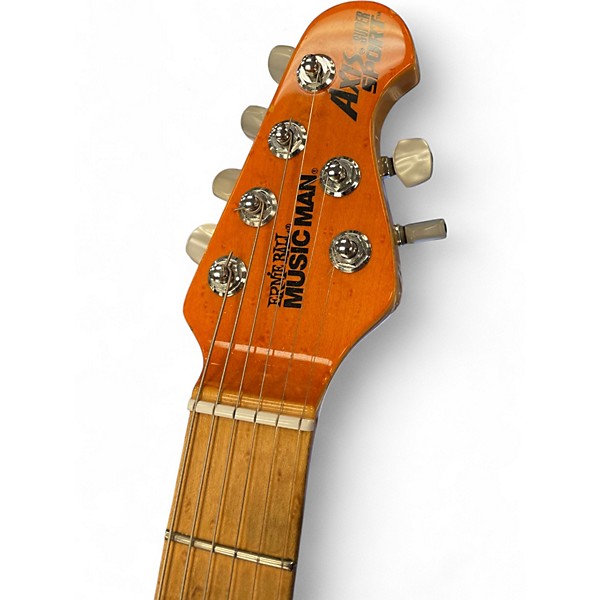 Used Ernie Ball Music Man Axis Super Sport Trans Gold Solid Body Electric Guitar
