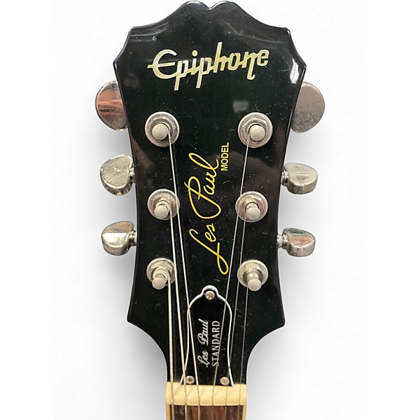Used Epiphone Les Paul Standard Black Solid Body Electric Guitar