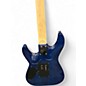 Used 2012 ESP MH103QMA Blue Solid Body Electric Guitar