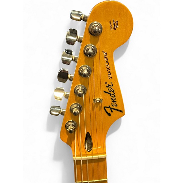 Used Fender Standard Stratocaster Olympic White Solid Body Electric Guitar