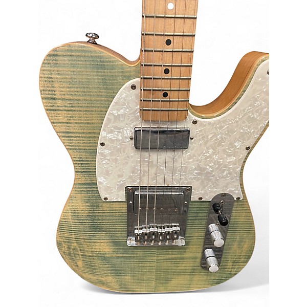 Used Michael Kelly T-Style Faded Blue Jean Solid Body Electric Guitar