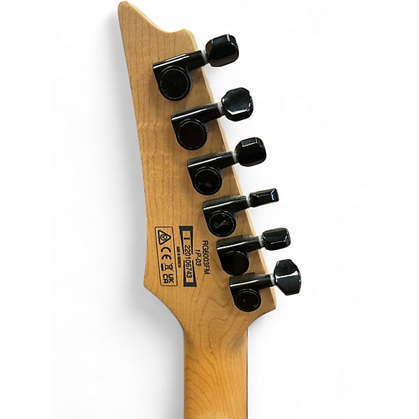 Used Ibanez RG6003FM flat transparent gray Solid Body Electric Guitar