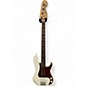 Used Squier Precision Bass White Electric Bass Guitar thumbnail
