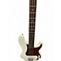 Used Squier Precision Bass White Electric Bass Guitar
