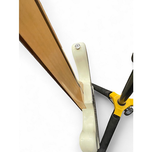 Used Squier Precision Bass White Electric Bass Guitar