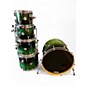Used PDP by DW 5 Piece PLATINUM Trans Green Drum Kit thumbnail
